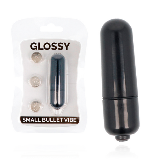 Malý vibrační bullet Glossy - černý