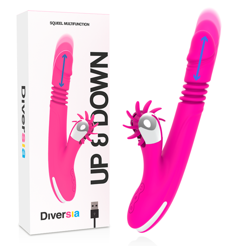 DIVERSIA BUNNY UP & DOWN vibrátor 24 cm