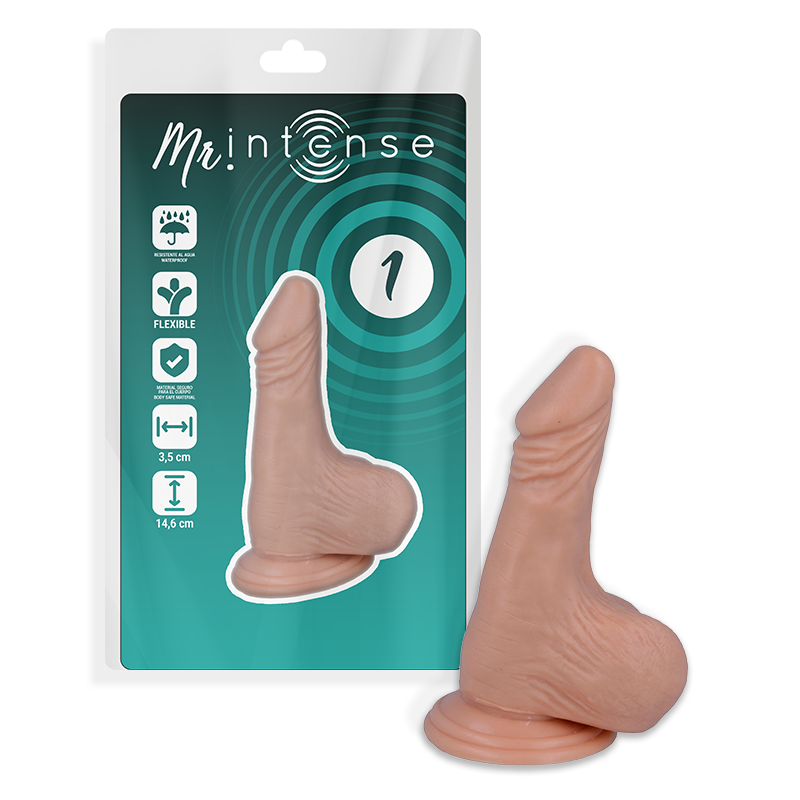 Realistický dildo Mr. Intense 14,6 cm se savkou