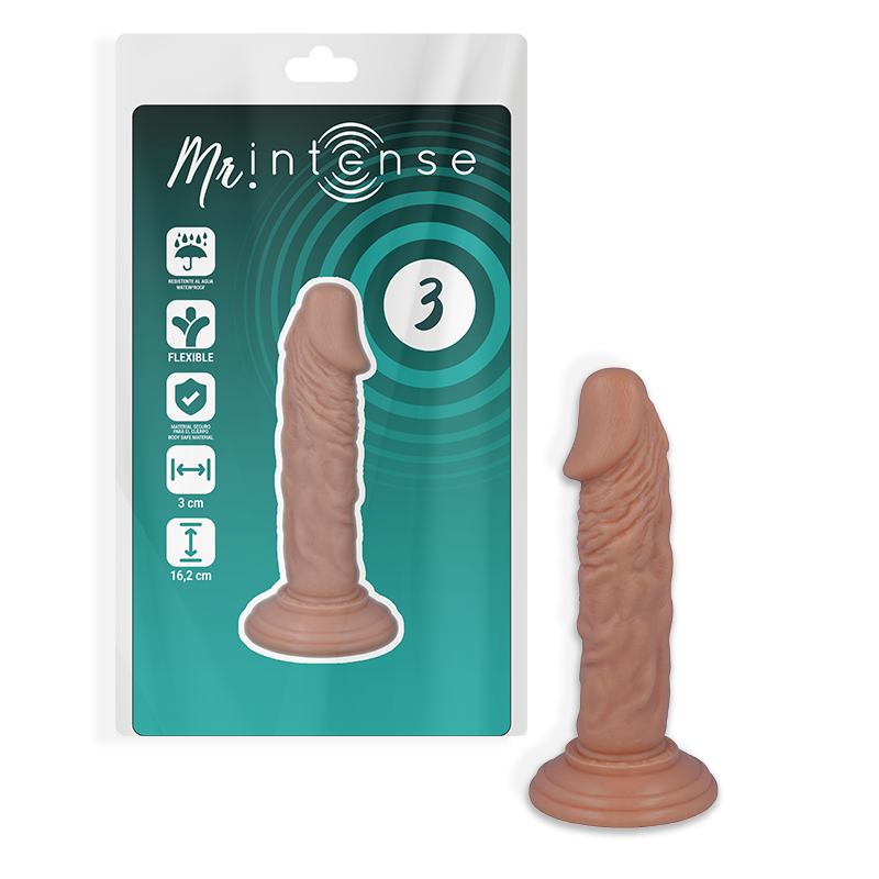 Realistický dildo Mr. Intense 16,2 cm s přísavkou