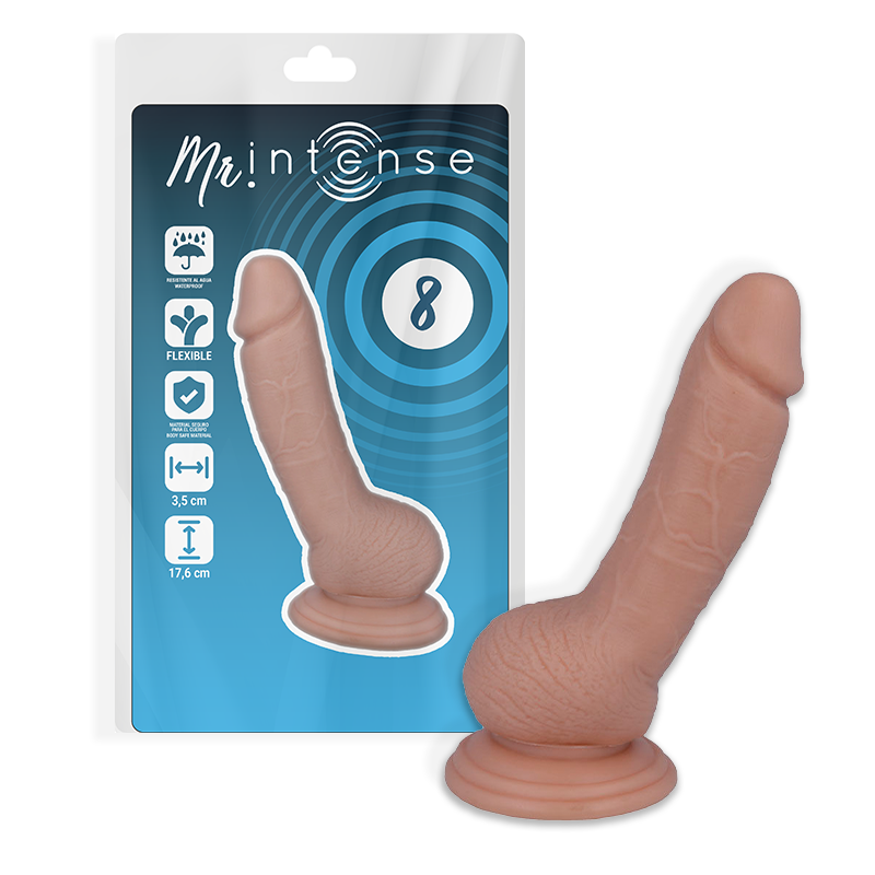 Realistické dildo Mr. Intense 17,6 cm se silnou přísavkou