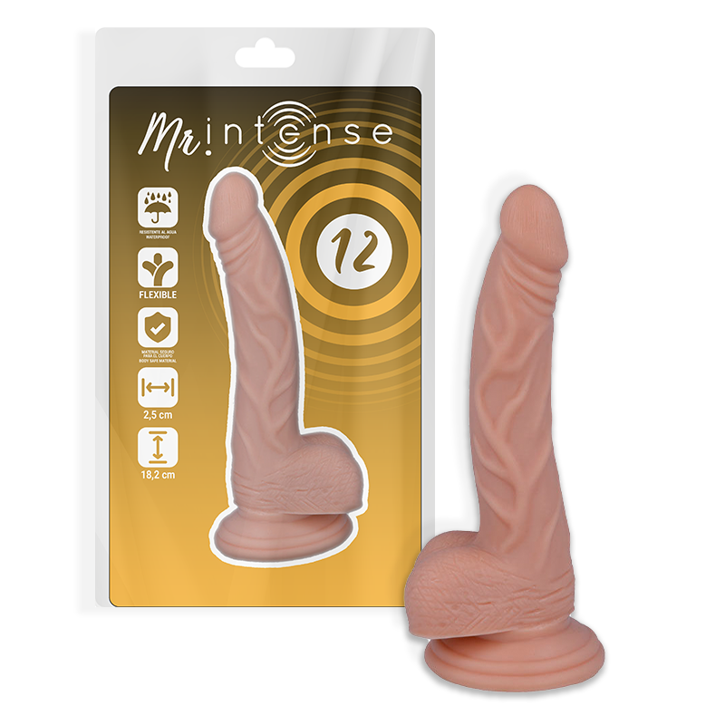 Realistické dildo Mr. Intense 18,2 cm se přísavkou