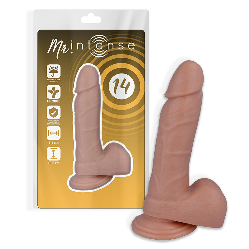 Realistické dildo Mr. Intense 18,5 cm s přísavkou