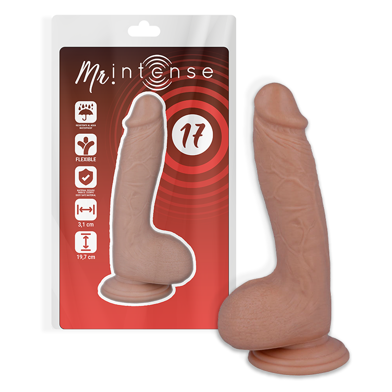 Realistické dildo Mr. Intense 19,7 cm s přísavkou