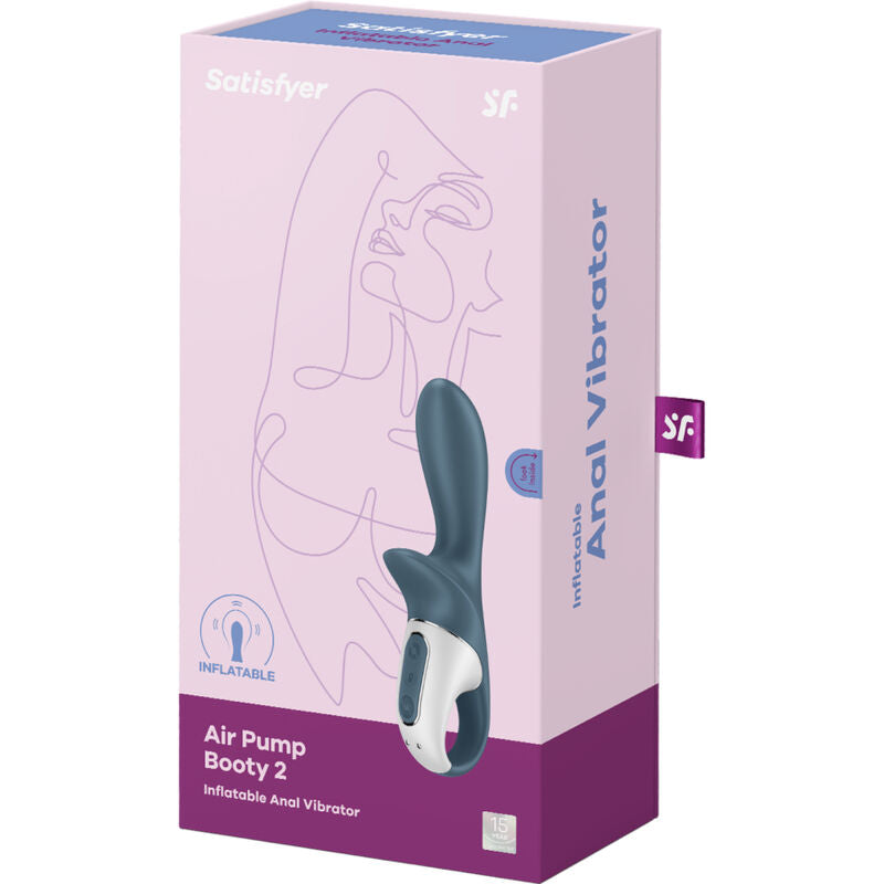 Satisfyer Air Pump Booty 2 nafukovací anální vibrátor