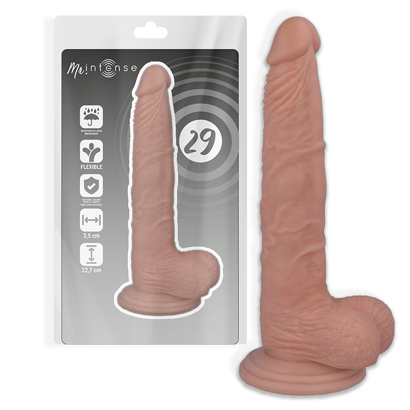 Realistické dildo Mr. Intense 22,7 cm s přísavkou