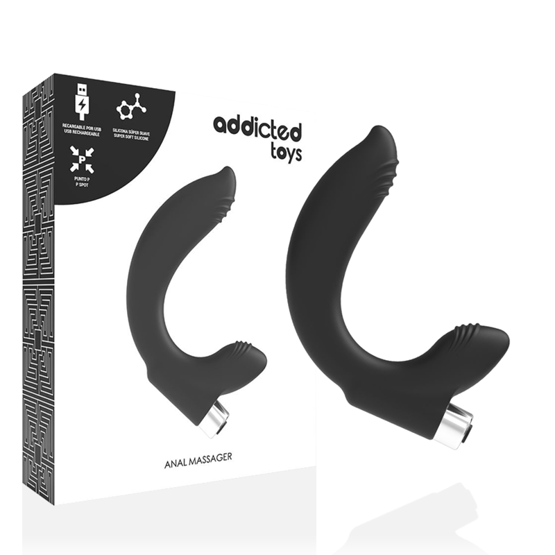 Anální vibrátor ADDICTED TOYS MODEL 7 dobíjecí černý