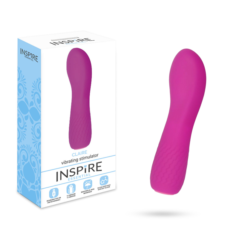 INSPIRE ESSENTIAL vibrátor Claire fialový (11,9 cm)