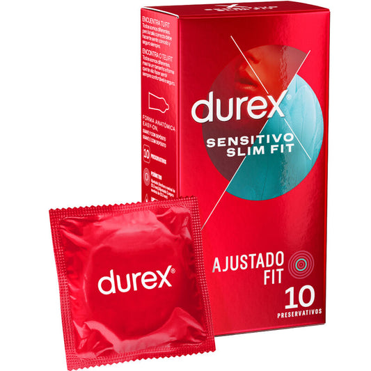 Kondomy Durex Sensitive Soft Slim Fit (52,5 mm, 10 ks)