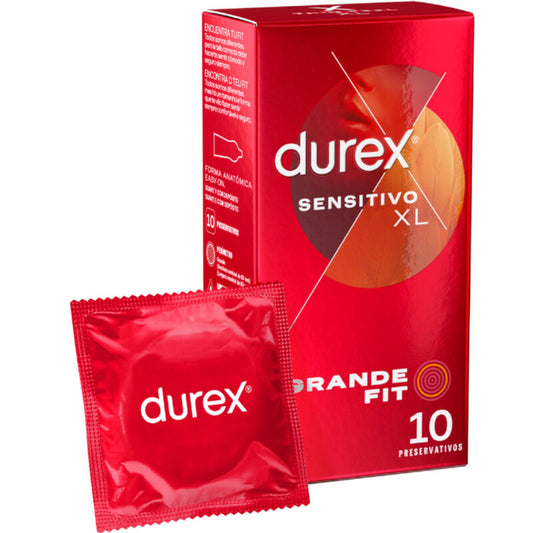 Durex Sensitive XL - extra velké kondomy (10 ks)