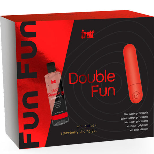 INTT Double Fun sada s vibrační patronou a gelem