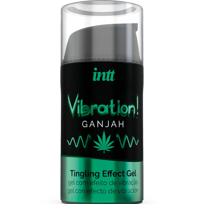 INTT stimulační gel Cannabis s vibračním účinkem 15ml