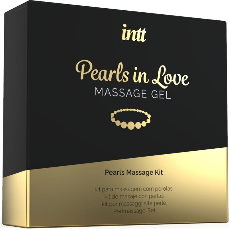 Masážní sada INTT Pearls In Love s perlami a gelem