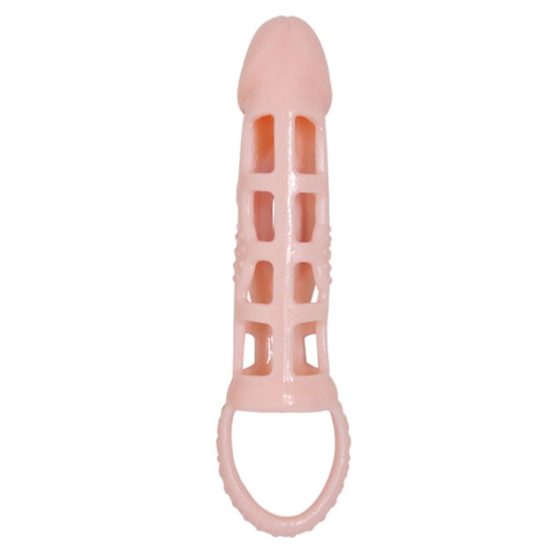 Návlek na penis Pretty Love Harrison s vibrací 13,5 cm