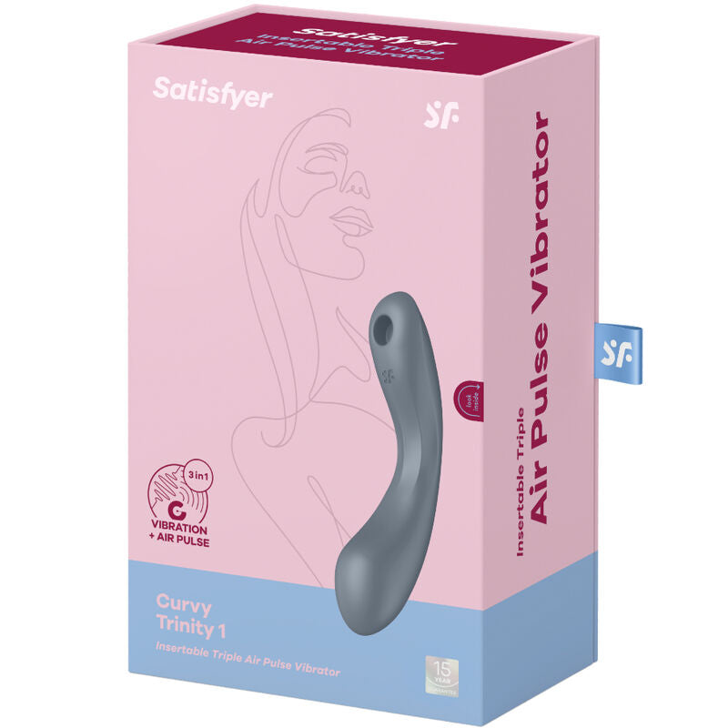 SATISFYER Curve Trinity 1 - multifunkční vibrátor