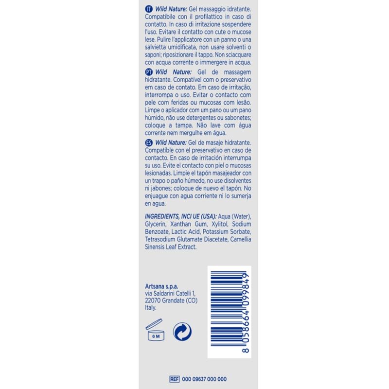 Control Wild Nature - Přírodní masážní gel 3v1 200ml