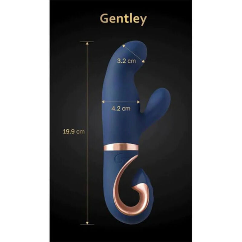 G-VIBE Gentley vibrátor pro G-bod modrý