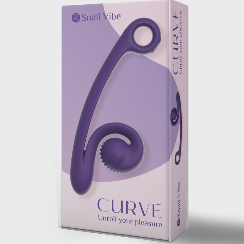 SNAIL VIBE CURVE růžový vibrátor s dvojitou stimulací