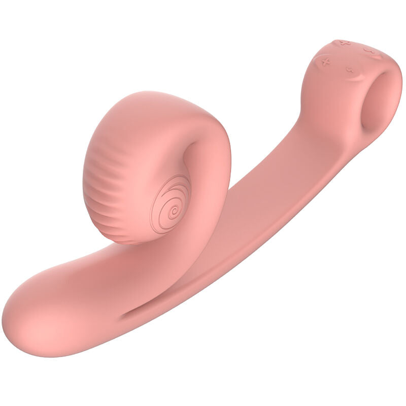 SNAIL VIBE CURVE růžový vibrátor s dvojitou stimulací