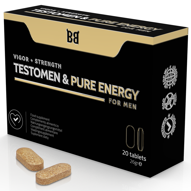 Testomen & Pure Energy pro muže - 20 kapslí