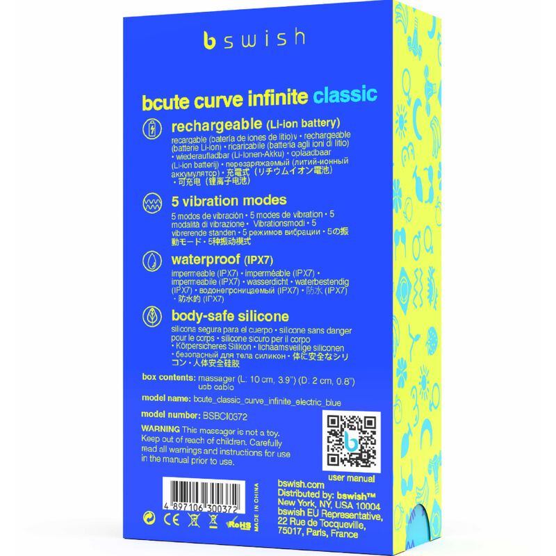 B SWISH Bcute Curve silikonový vibrátor nabíjecí