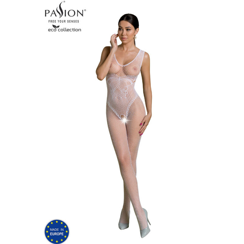 Bodystocking ECO BS003 černé PASSION Eco Collection