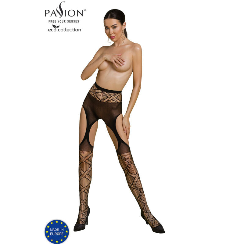 Erotické body ECO S005 Passion černé recyklované