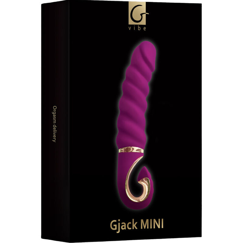 G-VIBE GJACK MINI fialový silikonový vibrátor