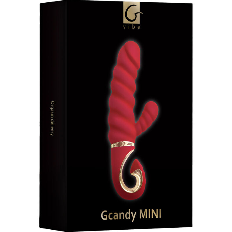 G-VIBE GCANDY MINI silikonový vibrátor červený