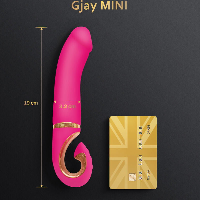 G-VIBE GJAY MINI růžový silikonový vibrátor