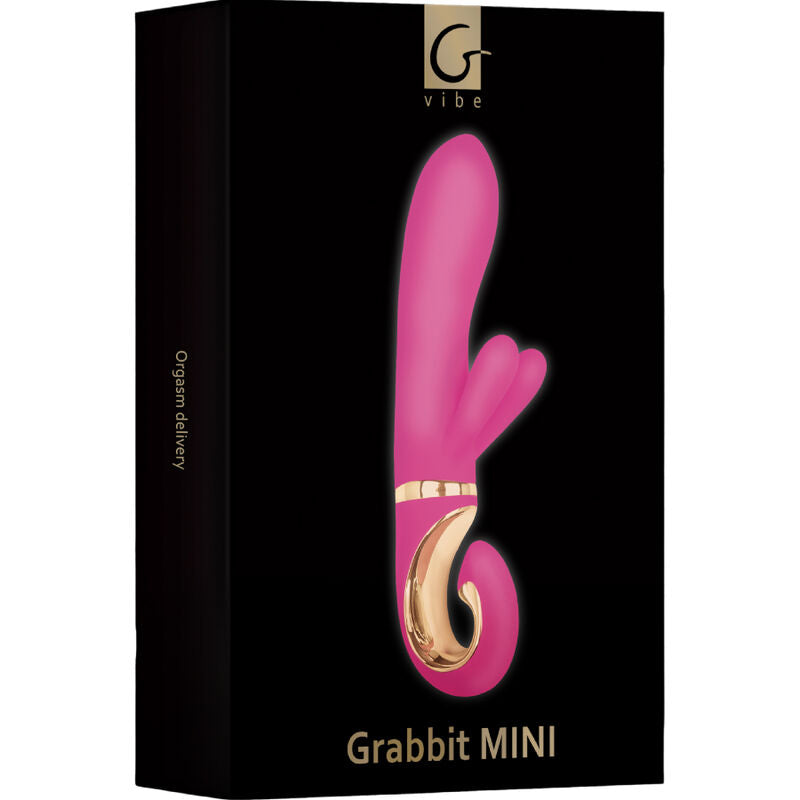 G-Rabbit mini silikonový vibrátor s 3 motory růžový