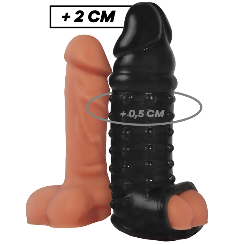 VirilXL nástavec na penis V11 černý (13,5 cm)