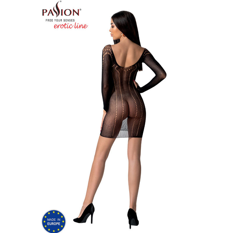 Bodystocking PASSION BS101 krajkové černé