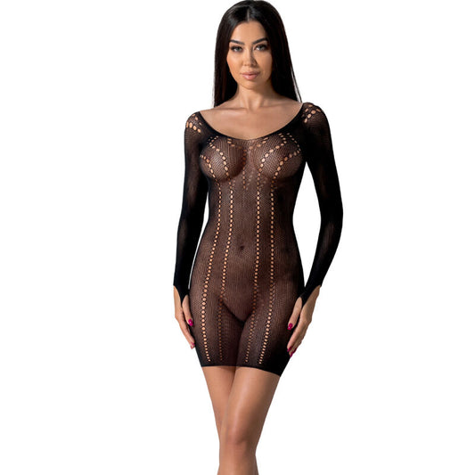 Bodystocking PASSION BS101 krajkové černé