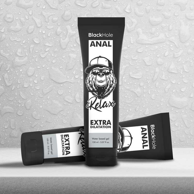 Anální lubrikační gel Black Hole vodní báze 150 ml