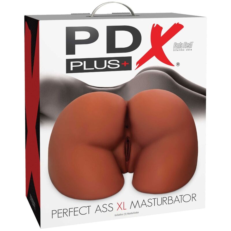 Realistický masturbátor PDX PLUS Perfect Ass XL hnědý