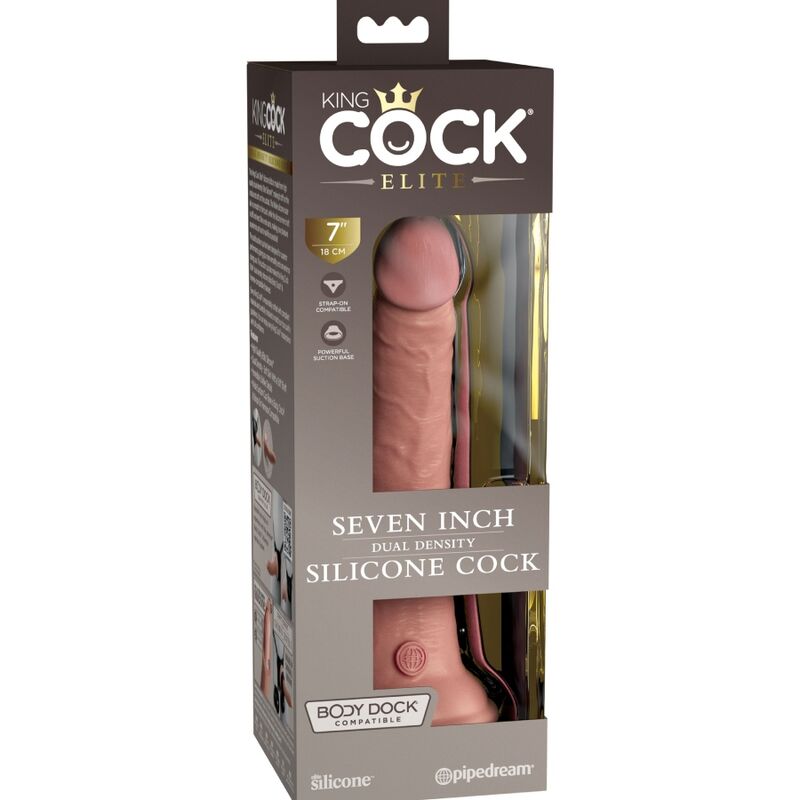 King Cock Elite realistické silikonové dildo 17,8 cm