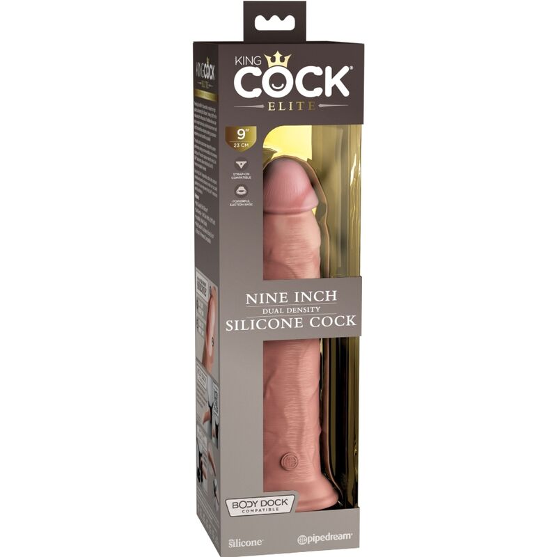 King Cock Elite realistické silikonové dildo 23 cm