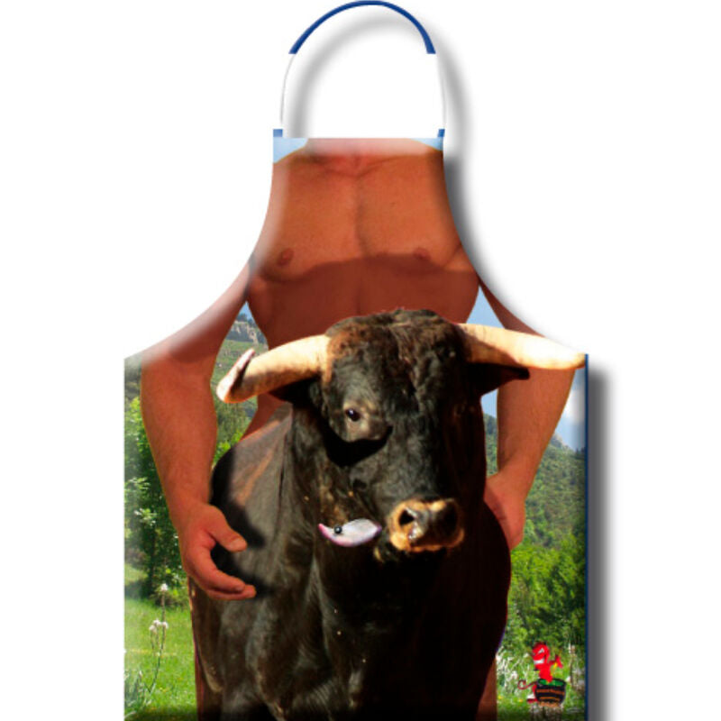 Zábavná erotická zástěra DIABLO PICANTE - BULL APRON