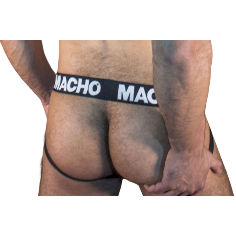 Jockstrap MACHO MX25NN černý poloprůhledný