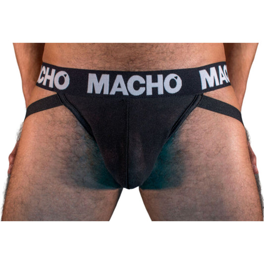 Jockstrap MACHO MX25NN černý poloprůhledný