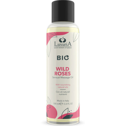 BIO masážní olej Luxuria Wild Roses 100 ml