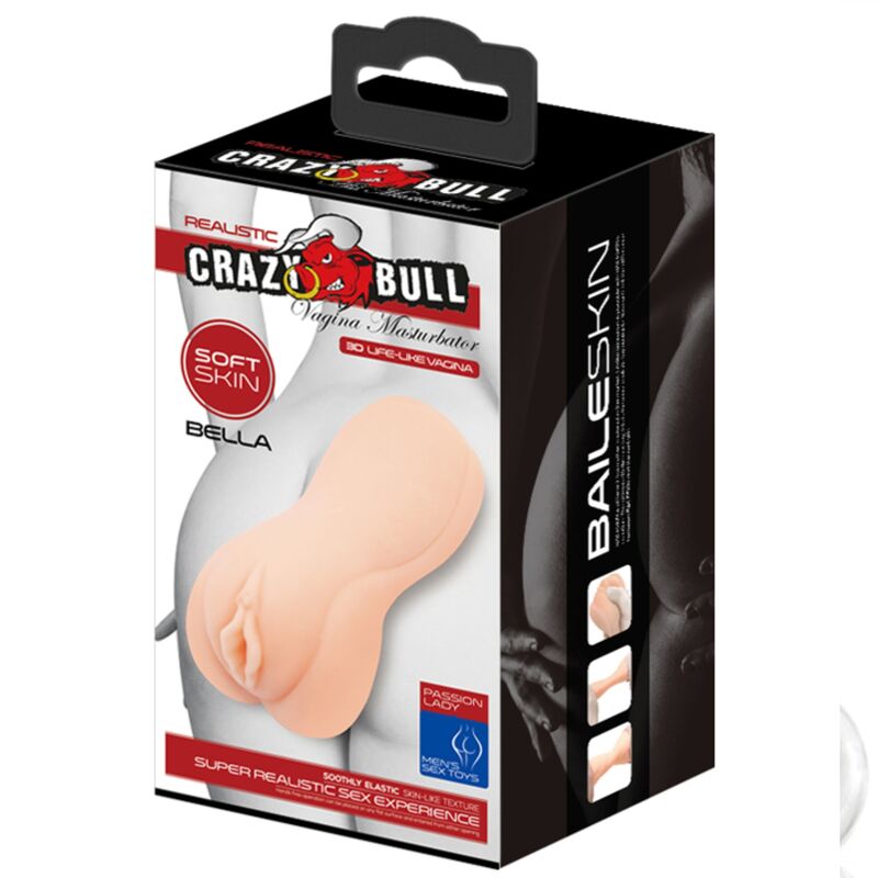 Realistický masturbátor CRAZY BULL BELLA s vaginou