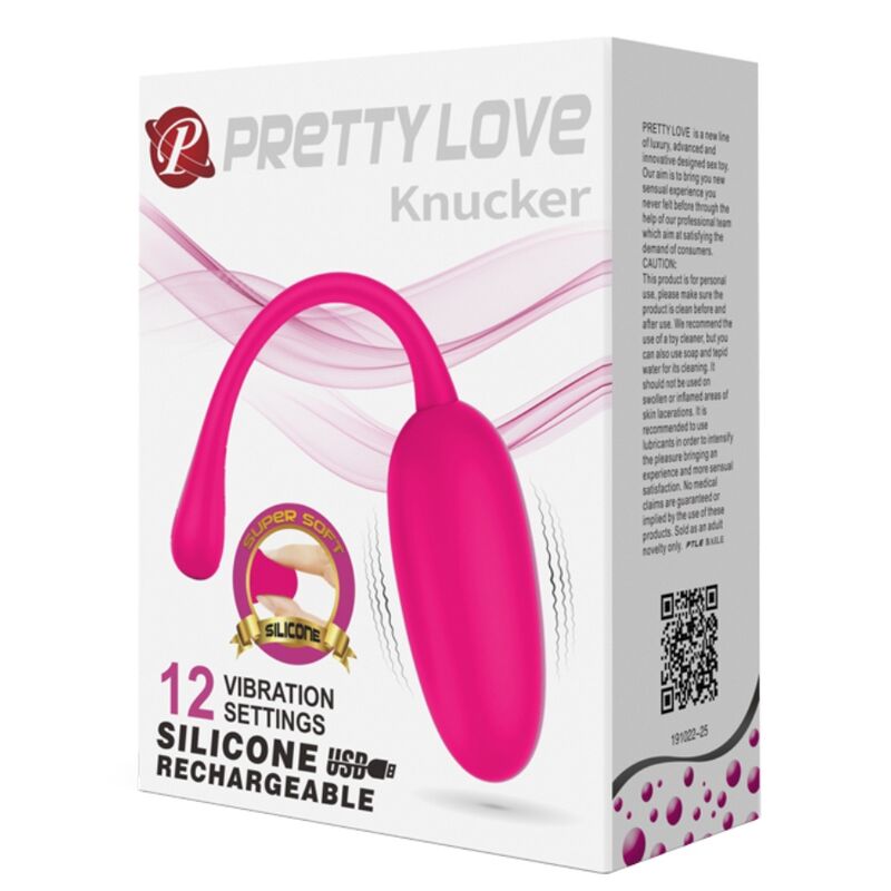 Vibrační vajíčko Pretty Love Knucker růžové dobíjecí