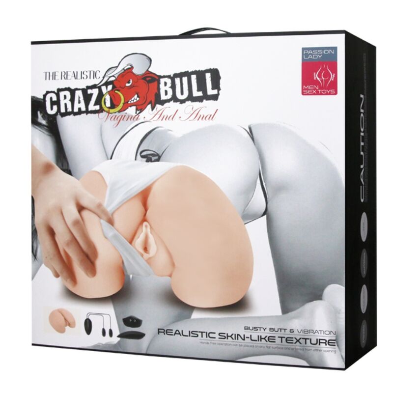 Crazy Bull anální masturbátor pro muže s vibrátorem