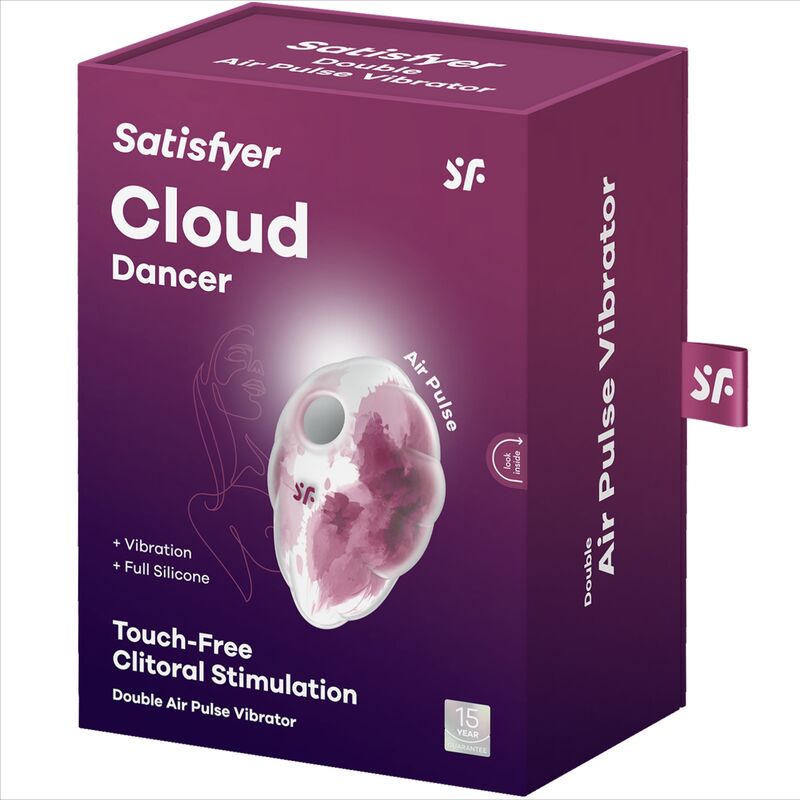 Satisfyer Cloud Dancer zelený tlakový vibrátor