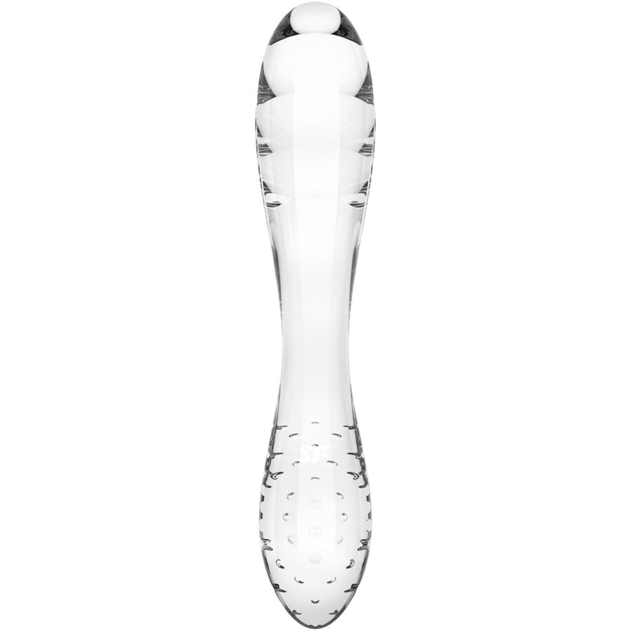 Skleněné dildo Satisfyer Dazzling Crystal 1 průhledné