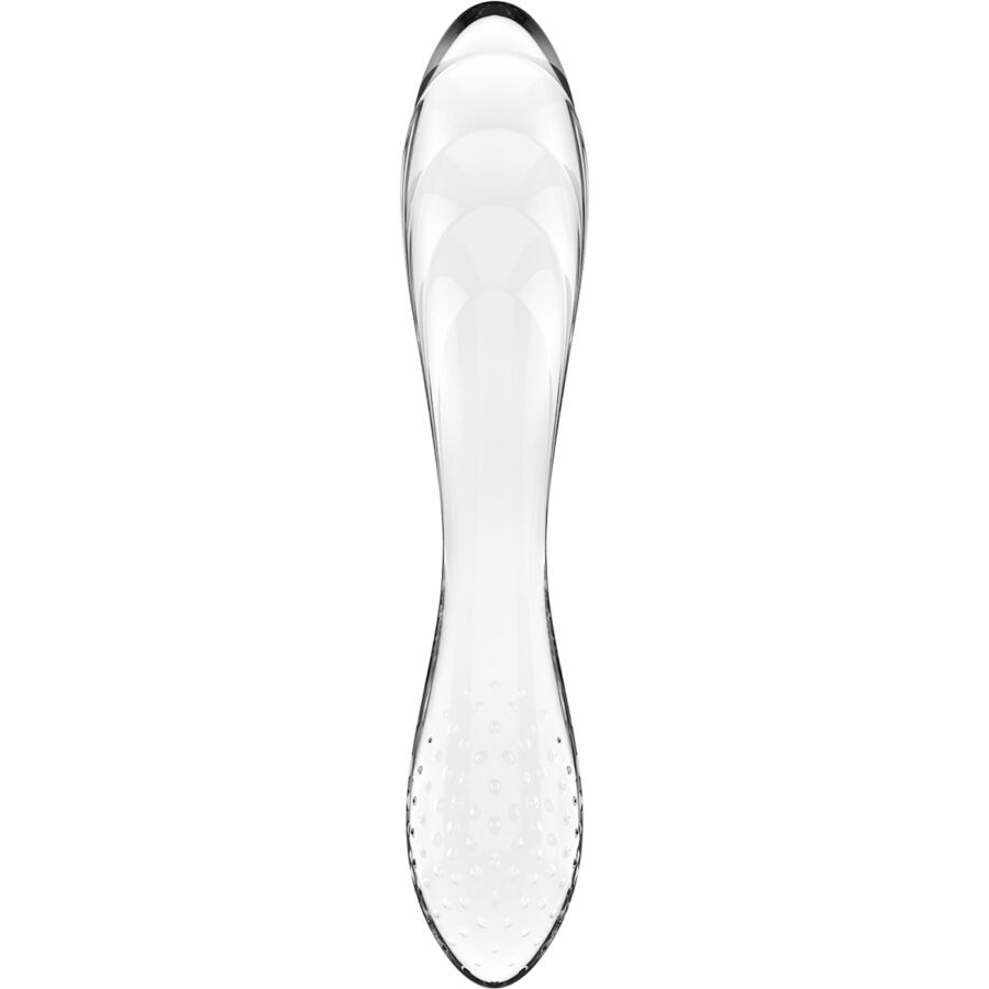 Skleněné dildo Satisfyer Dazzling Crystal 1 průhledné