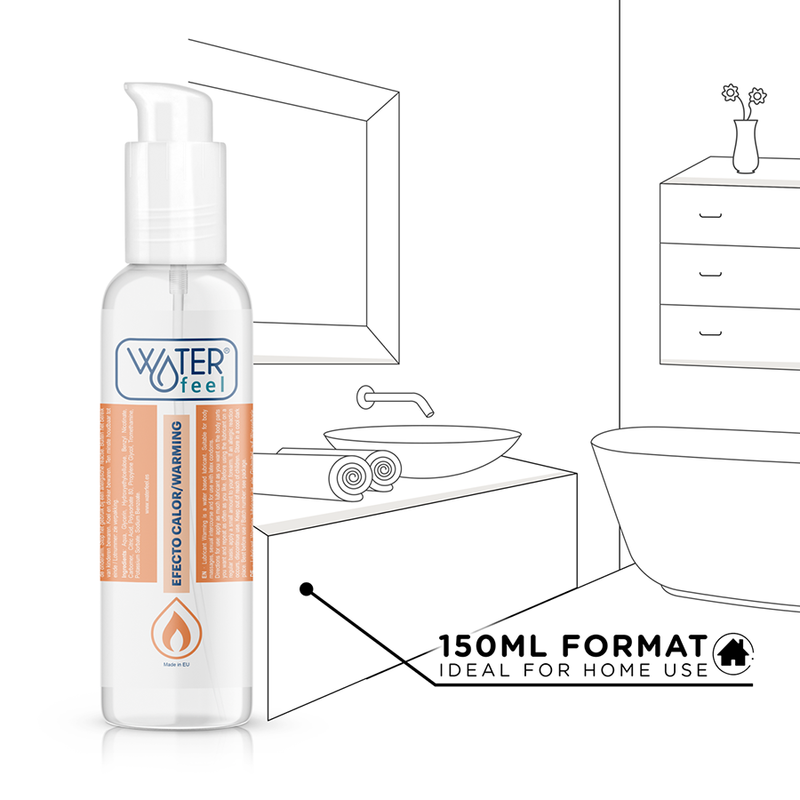 Waterfeel lubrikační gel s hřejivým efektem 150 ml