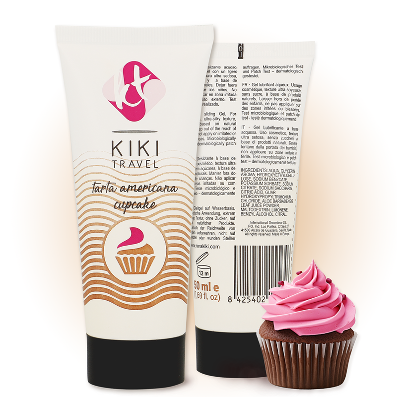 Kiki Travel lubrikační gel s příchutí cupcake 50 ml